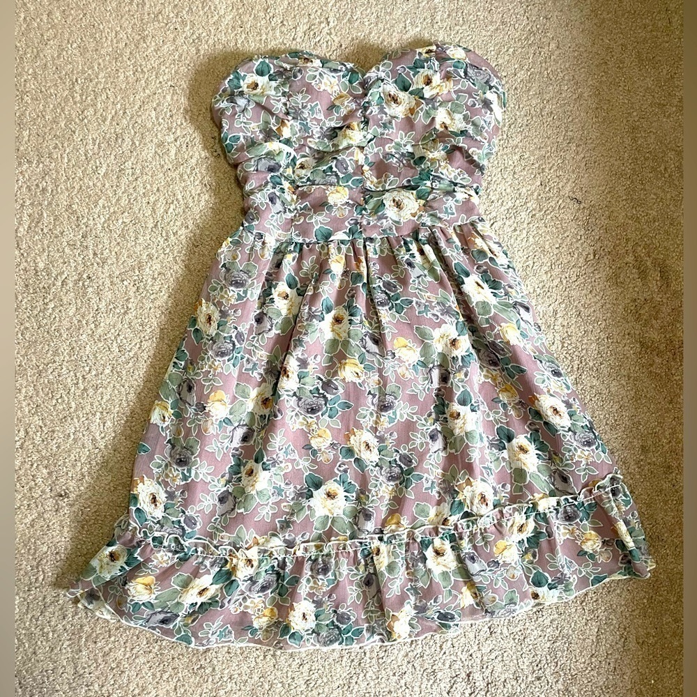 American Rag Floral Mini Dress Size Small